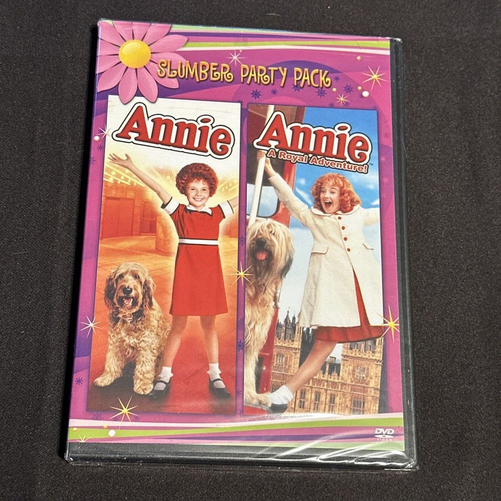 Slumber Party Pack: Annie/Annie A Royal Adventure DVD 2008 2-Disc Set NEW SEALED